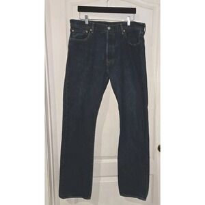 Mens Levi's 501 Jeans 36x34 Button Fly Classic Style